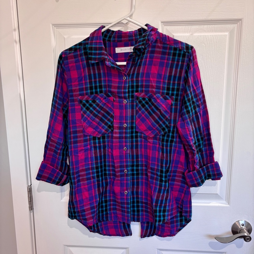 Billy T plaid top